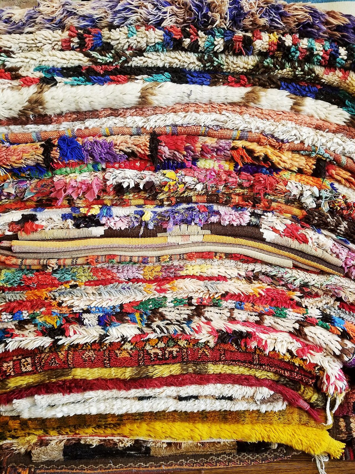 Vintage Berber Rug — Layered Shag Collection